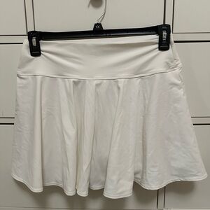 White Tennis Skort